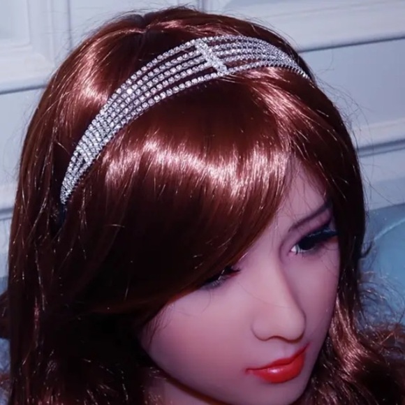 Silver Rhinestone Headband Hair Accessory main image 10